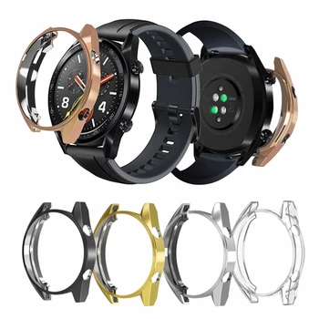 

TPU Protective Cover For Huawei Watch GT Case Soft Silicone Protector Frame Shell For Huawei GT 46mm Smartwatch Accessories