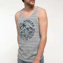 Дефакто мужской летний светильник без рукавов серый нательные Рубашки мужские спортивные тропические принты футболки мужские Undershirts-I5488AZ18SM