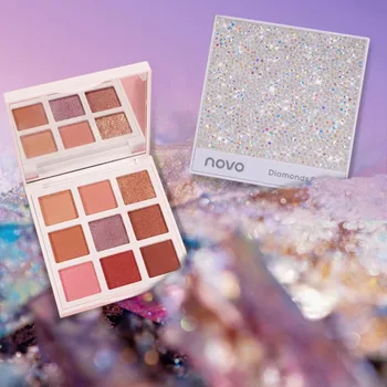 

9-color Eyeshadw Palette Long-lasting Waterproof Smudge-proof Colorfast Matte Shimmer Eye Shadow