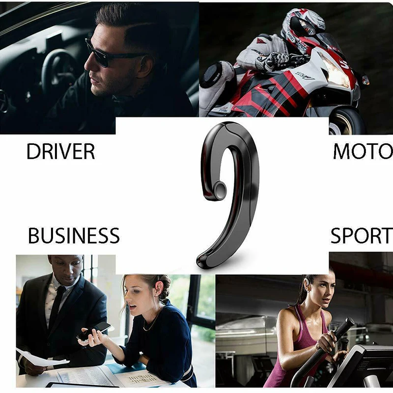 Костная проводимость наушники беспроводной Bluetooth 4,1 Спортивная стерео гарнитура для ноутбука планшет для iphone 7 8 X