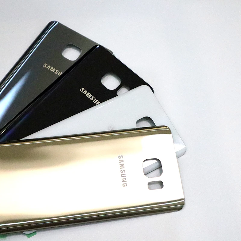 Задняя крышка аккумулятора Samsung Galaxy Note5 Note 5 3D стеклянный корпус чехол для Замена