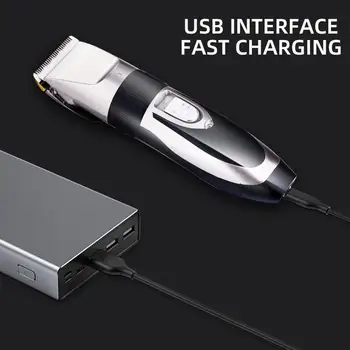 

Silvery Clippers Shaving Hair Trimmer Barber Fashion Portable Health Beauty