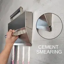 С ручкой эргономичный штукатурный скребок Ступка ручной инструмент Противоскользящий цемент украшение стены нержавеющая сталь прочный высокая производительность