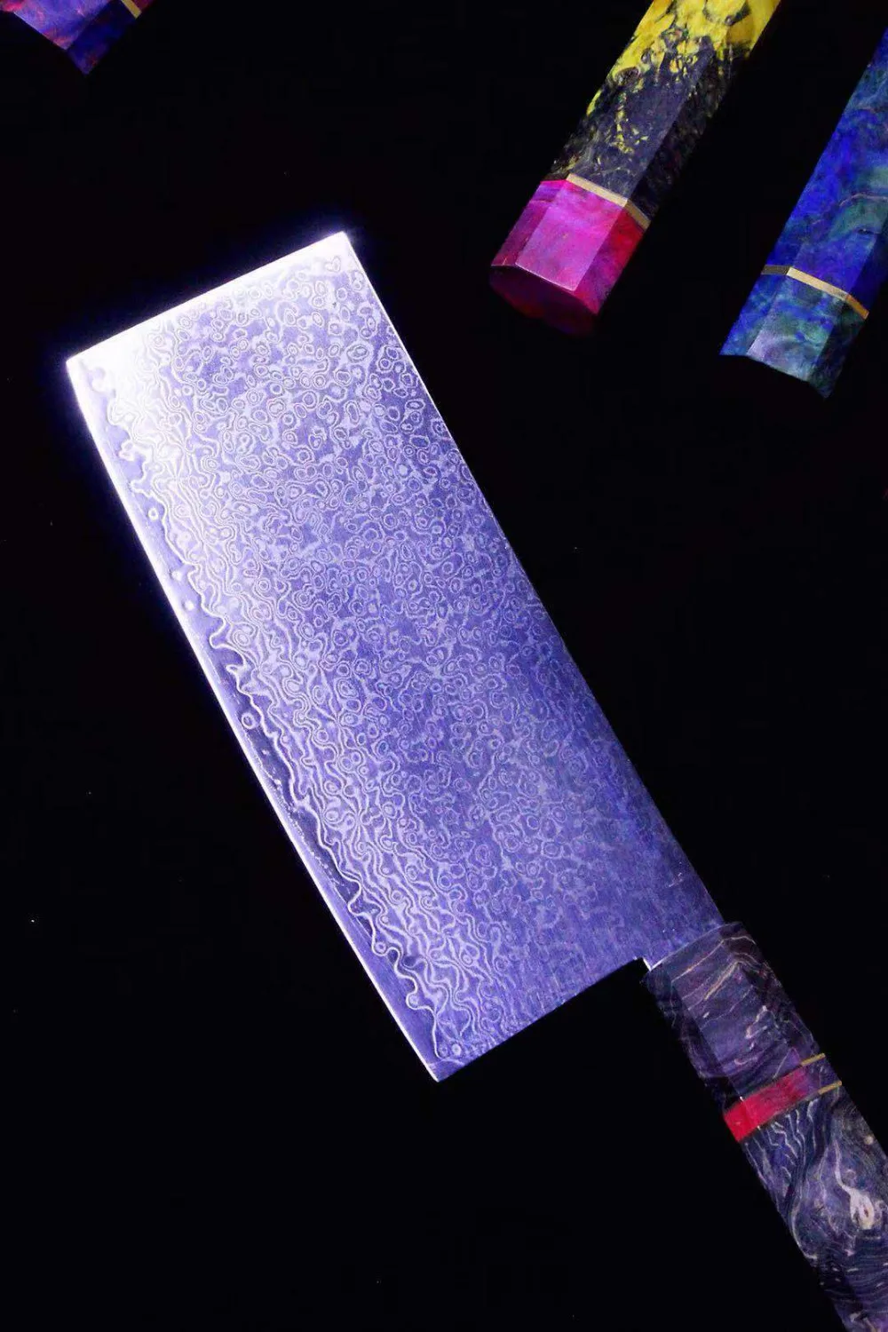Дамасская сталь, нож повара Nakiri, китайские умные ножи, острый нож для нарезки стейка, кухонный нож, столовые приборы
