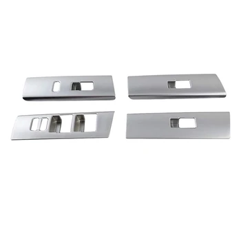 

Window Lift Switch Panel Cover Trim Kit for Toyota 4Runner 2010-2019, Silver