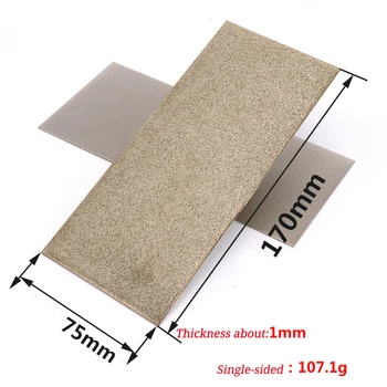 

Diamond Knife Sharpening Stone 1000 600 400 Grit Kitchen Knife Sharpening Plate Whetstone GrindStone Grinder Tool Honing Set