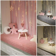 Европейская плюшевая оконная Подушка Балконная Подушка утолщенная деревенская оконная подушка для подоконника дивана Подушка противоскользящая ковровая подушка