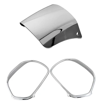 

Motorcycle Abs Front Mudguard Extension for Honda Goldwing 1800 Gl1800 with Motorcycle Mirrors Trim Decoration Frame