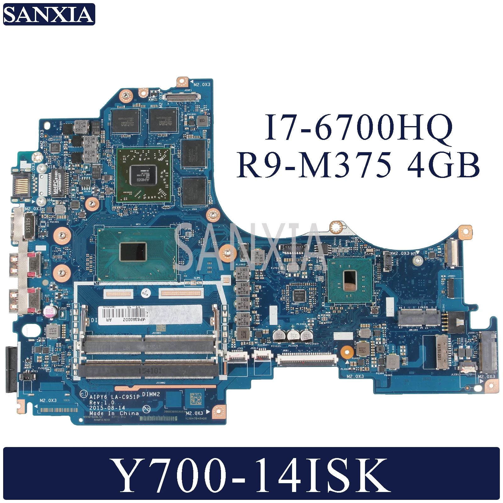 Kefu LA-C951P ноутбук материнская плата для Lenovo Y700-14ISK ...
