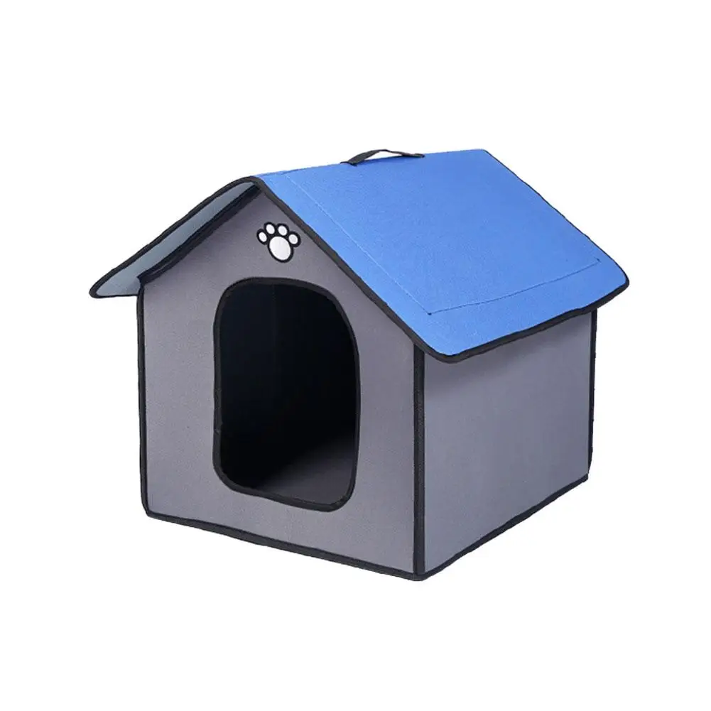 Теплый собачий дом непромокаемый водонепроницаемый композитный ПВХ Питомник со съемной внутренней накладкой для домашних животных в помещении и на открытом воздухе