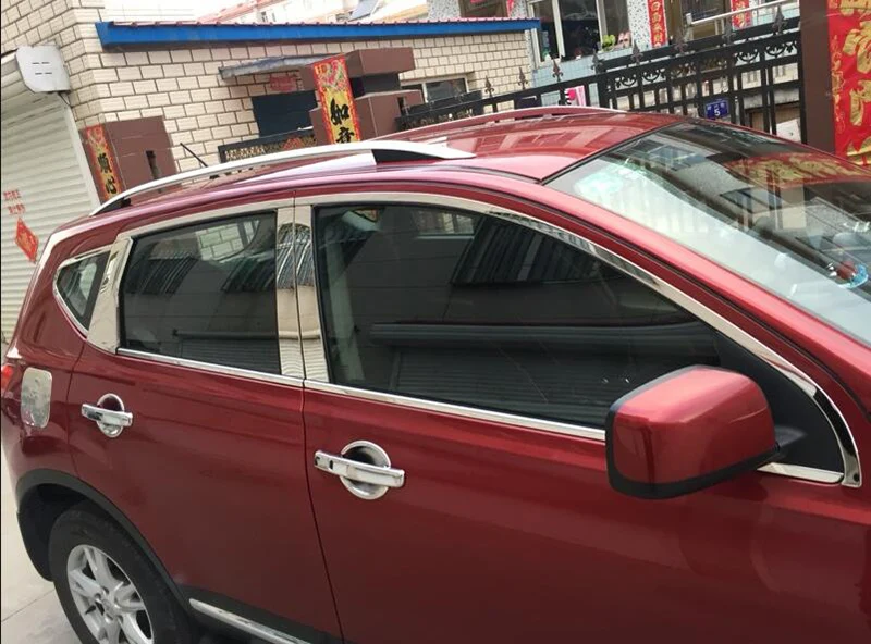 Высококачественные автомобильные стильные полоски из нержавеющей стали для отделки окон автомобиля, аксессуары для Nissan Qashqai J10 2007-2013 20 шт. fa