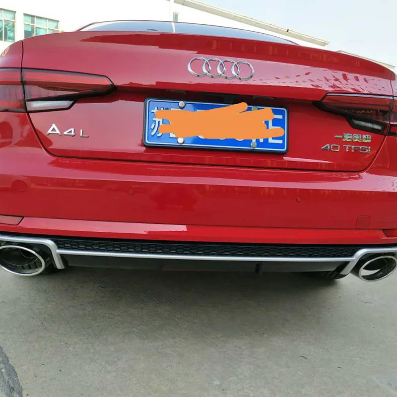 B9 リアバンパーリップディフューザー排気マフラーアウディ 16up 標準バンパーない前衛 オールロード Rear Bumper Lip Bumper Lipa4 B9 Aliexpress