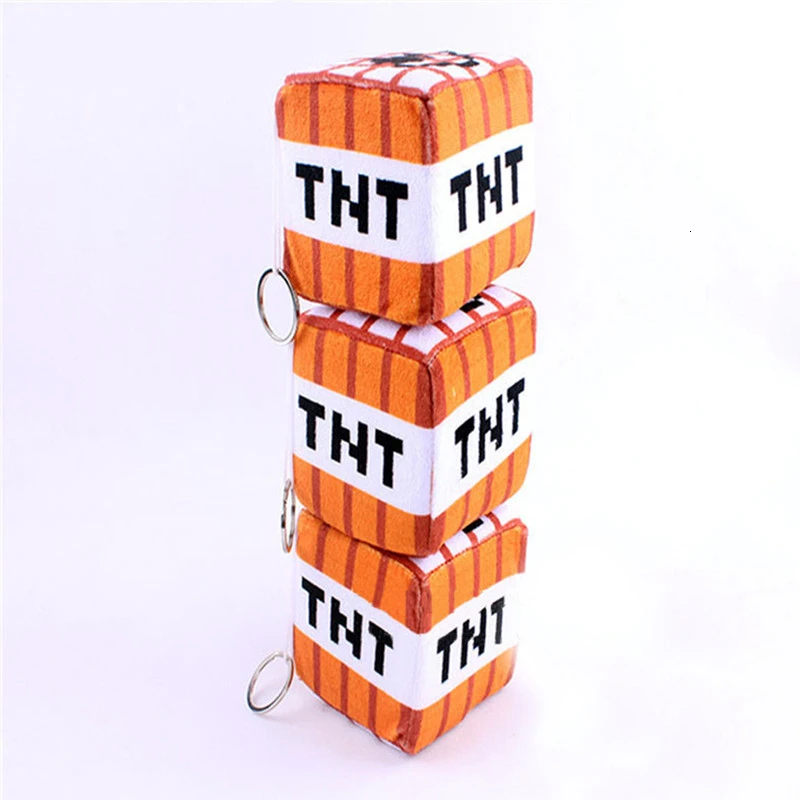 Горячая распродажа 10 см * Плюшевые игрушки хлопок чучела TNT брелок бомба для детей