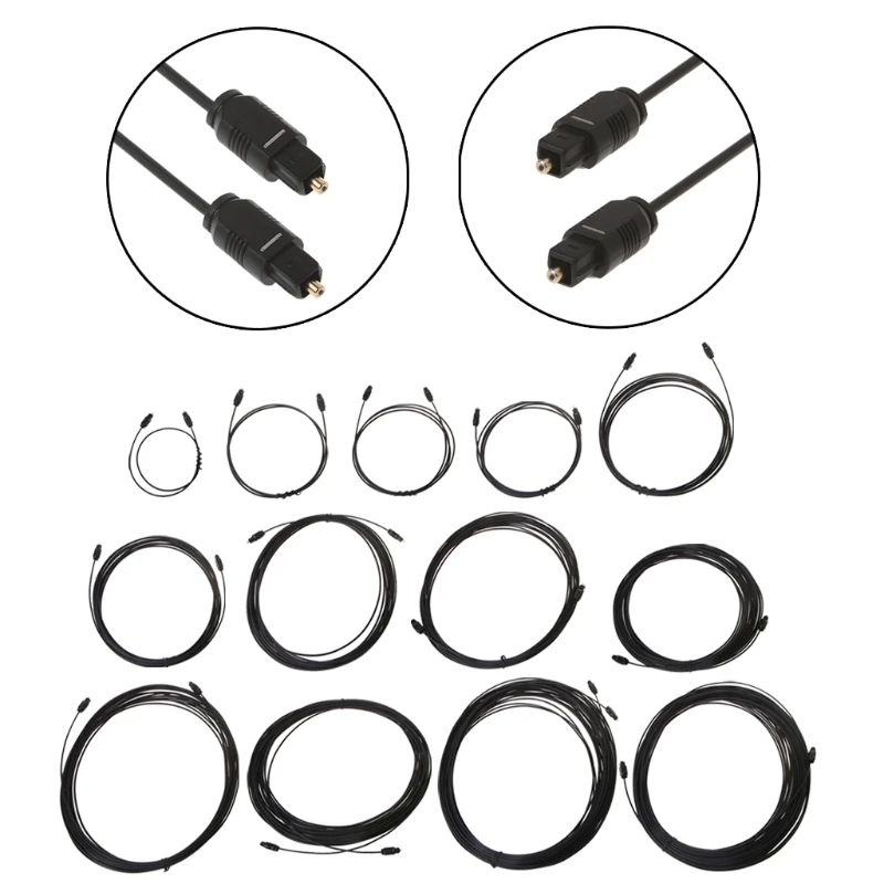 Digital Optical Audio Cable For Toslink SPDIF DVD CD 0.5m 1m 1.5m 1.8m 3m 5m 8m 10m 12m 15m 20m 25m 30m | Электроника