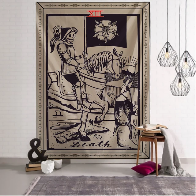 Astrology Tarot Psychedelic Tapestry Wall Hanging