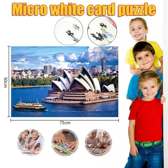 Puzzles 1000 Piece Adult Children Puzzle Holiday Gift large Landscape Pattern decompression Educational Toy for develop games 1