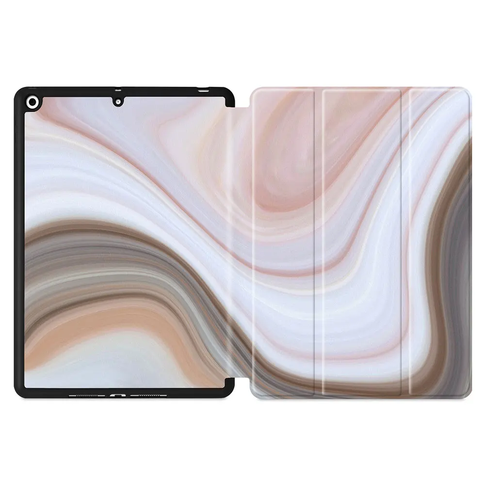 Batianda Чехол для iPad 9,7& легкий тонкий чехол стоячий чехол с держателем карандаша+ мягкая задняя крышка умный чехол - Цвет: X154