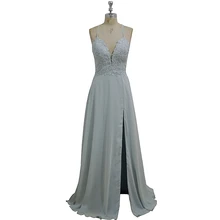 MZMSRHS платья на выпускной с аппликацией v-образным вырезом длиной до пола ТРАПЕЦИЕВИДНОЕ ПЛАТЬЕ женское сексуальное длинное вечернее платье с открытой спиной на заказ