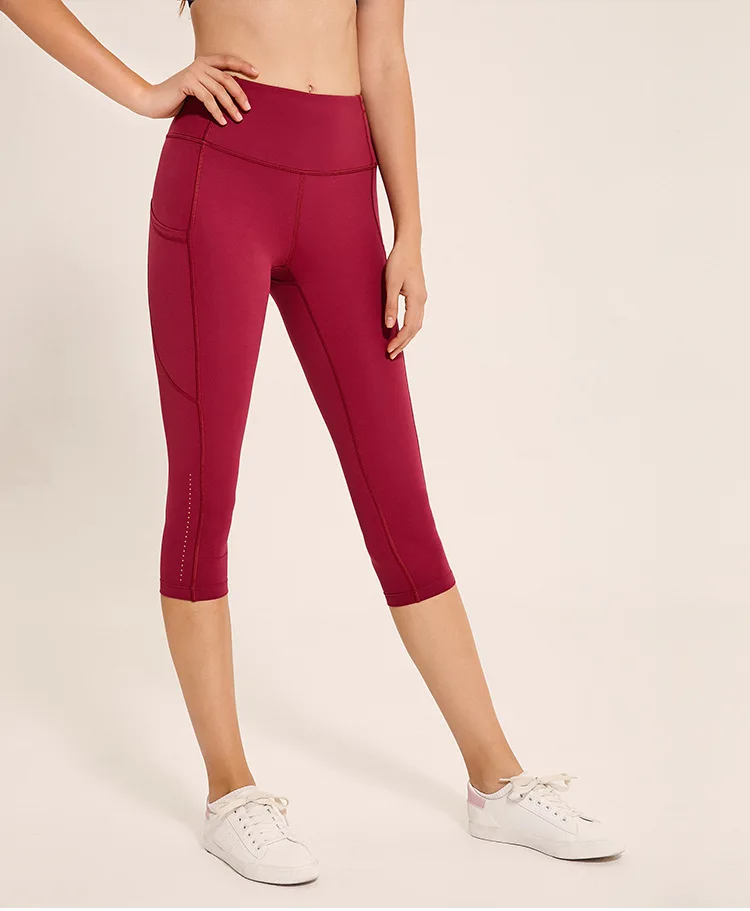 Женские Леггинсы для йоги, 2,0 версии, гладкие, мягкие, нейлоновые, спортивные, укороченные брюки для фитнеса Cpari