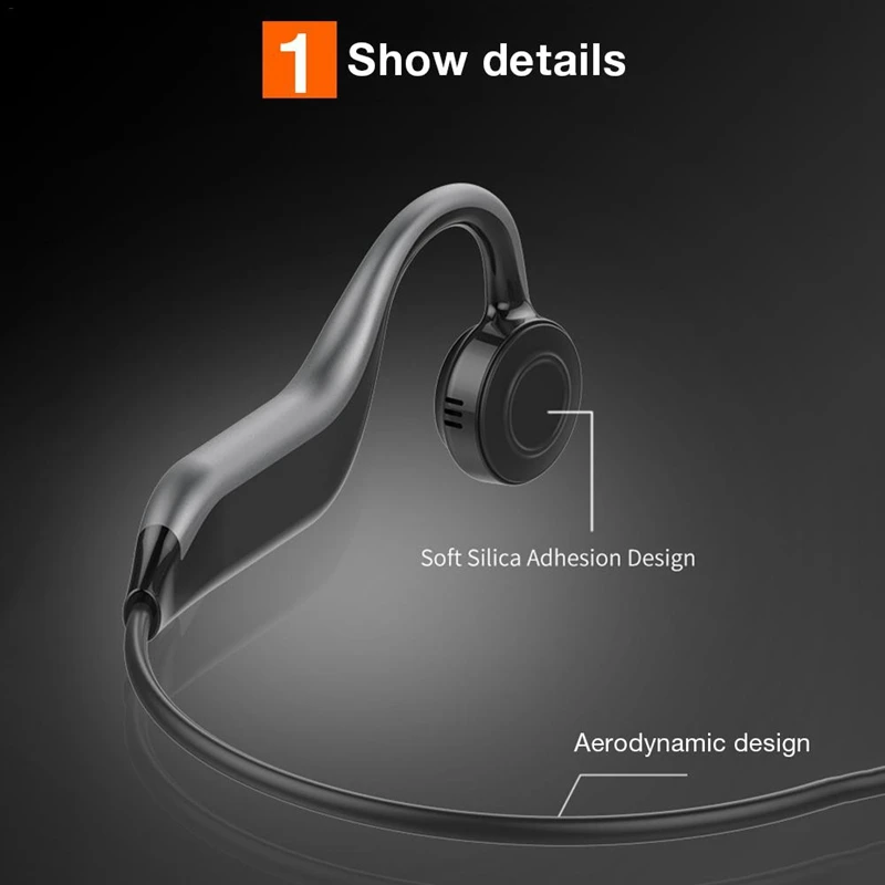 Новинка-Bluetooth 5,0 наушники с шейным ремешком Беспроводная Спортивная гарнитура Накладные наушники с защитой от пота стерео Встроенный микрофон черный