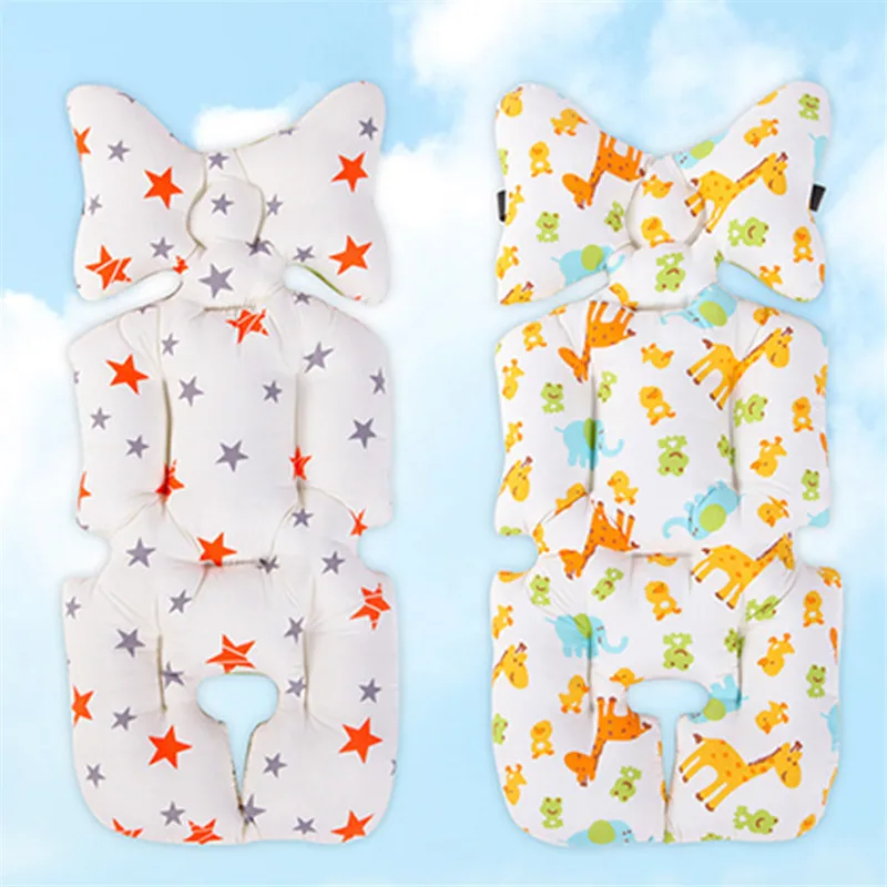 

Fashion Baby Print Stroller Pad Child Carriage Thicken Warm Cushion Car Seat Trolley Chair Cushion Pad mattresses Pillow Cover