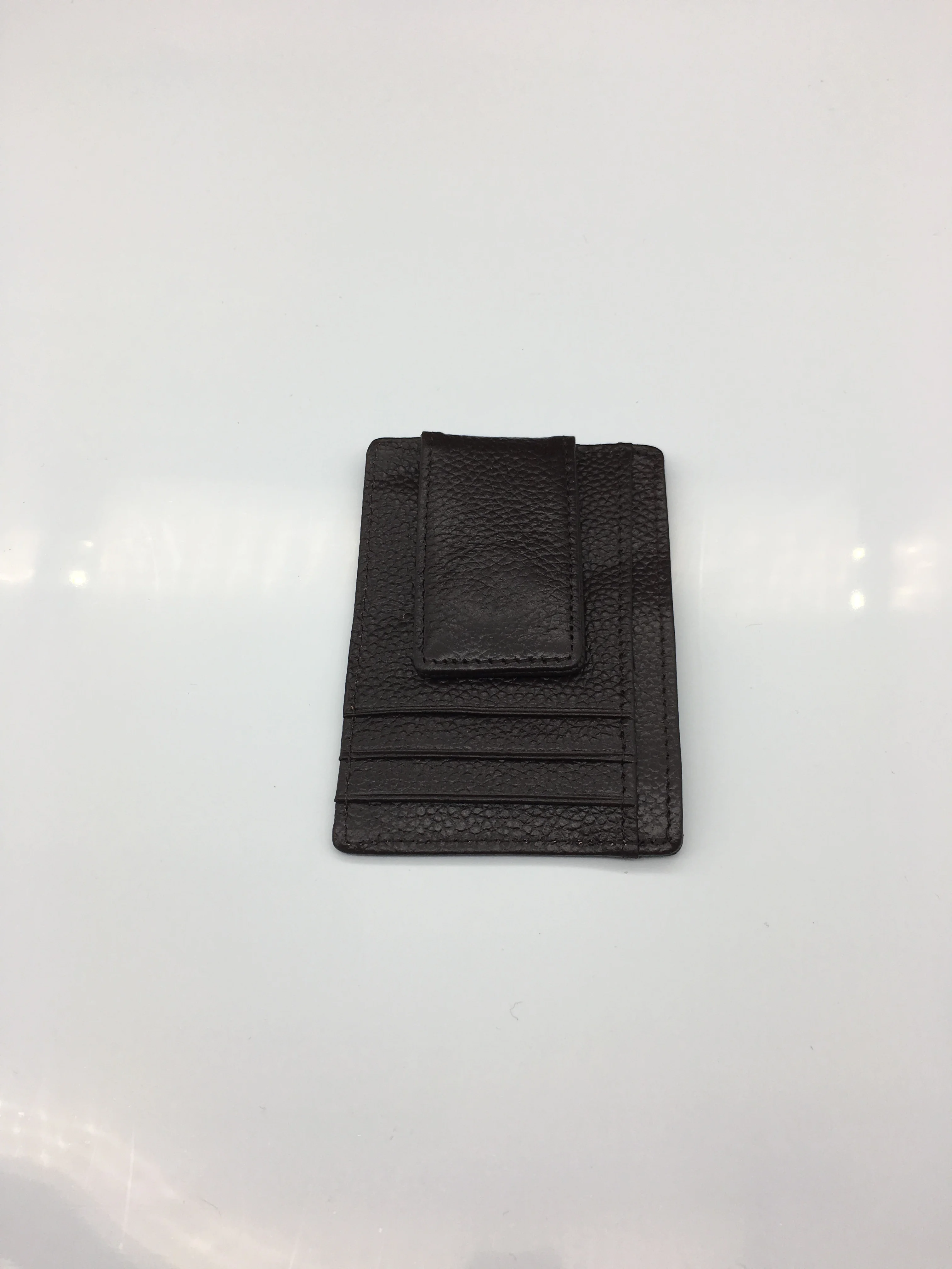 Online Cartera de hombre de cuero genuino mini tarjeta de crédito monedero tarjetero