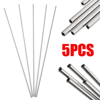 

5pcs/set High Quality 304 Stainless Steel Capillary Tube 3mm OD 2mm ID 250mm Length Silver Tool Parts