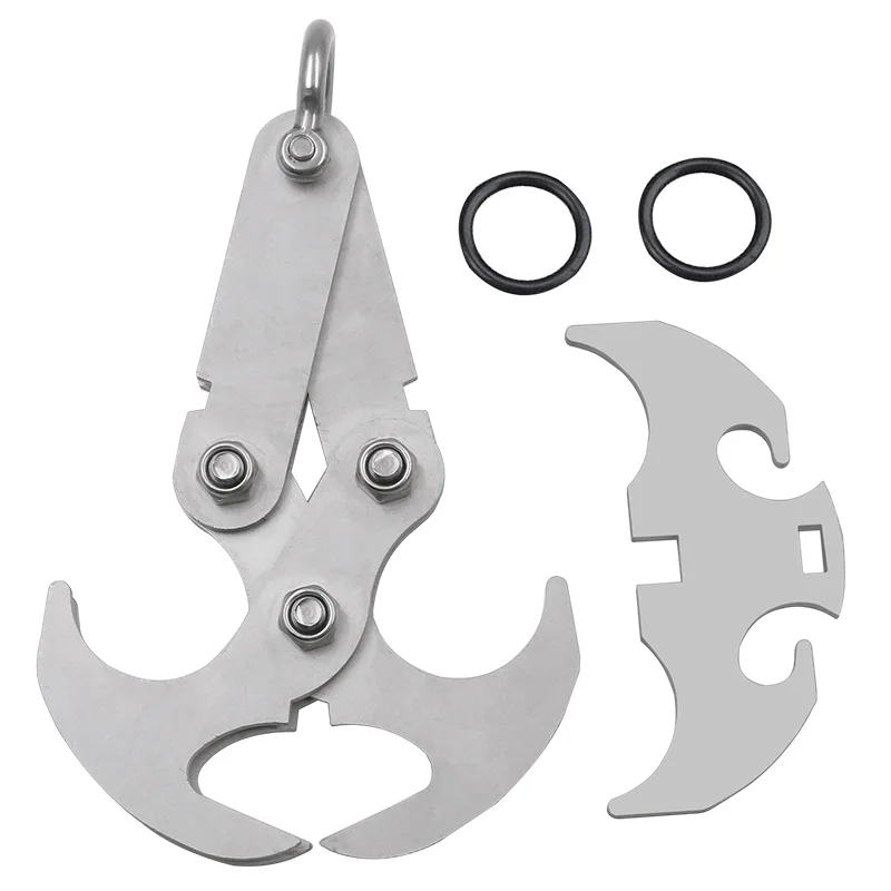 Grappling Anchor Stainless Steel Rock Climbing Detachable Folding Hook Claw  Survival Gear Multipurpose Hooks For Rock Climbing - AliExpress