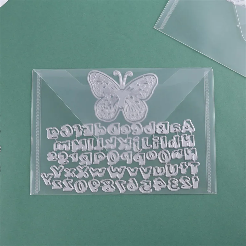 10-piece Set 7*9.4inch Clear Portable Transparent Plastic Storage Bag  Durable Craft Scrapbooking Dies & Stamp New Card Cover Hot - AliExpress