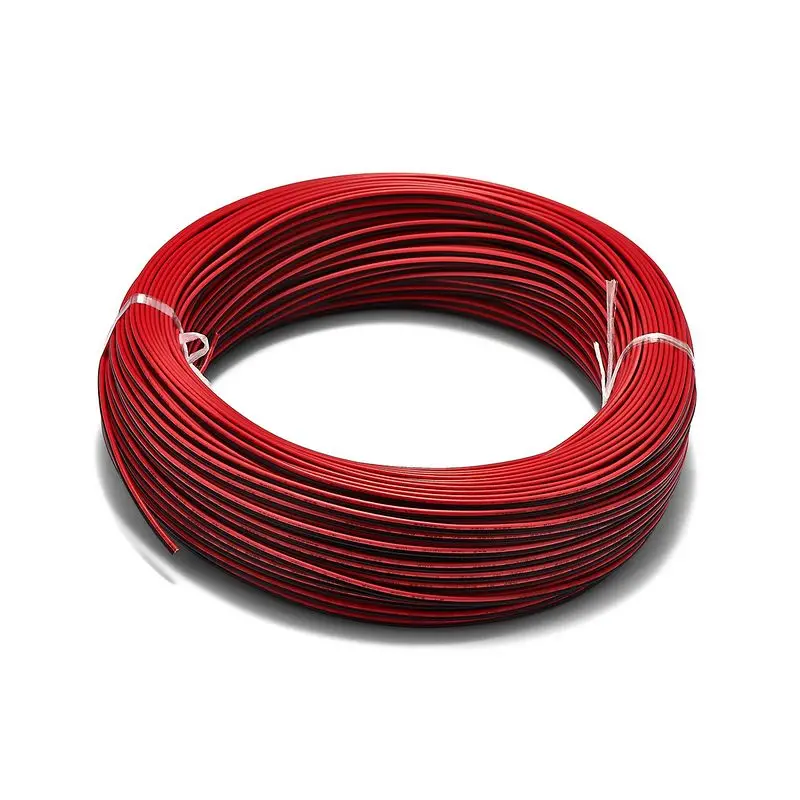 3 roll 100m 2Pin Electrical Cable SM JST ConnectorTinned Copper Wire 0.3mm 0.5mm2 Extension LED Connector Cable For LED Strip