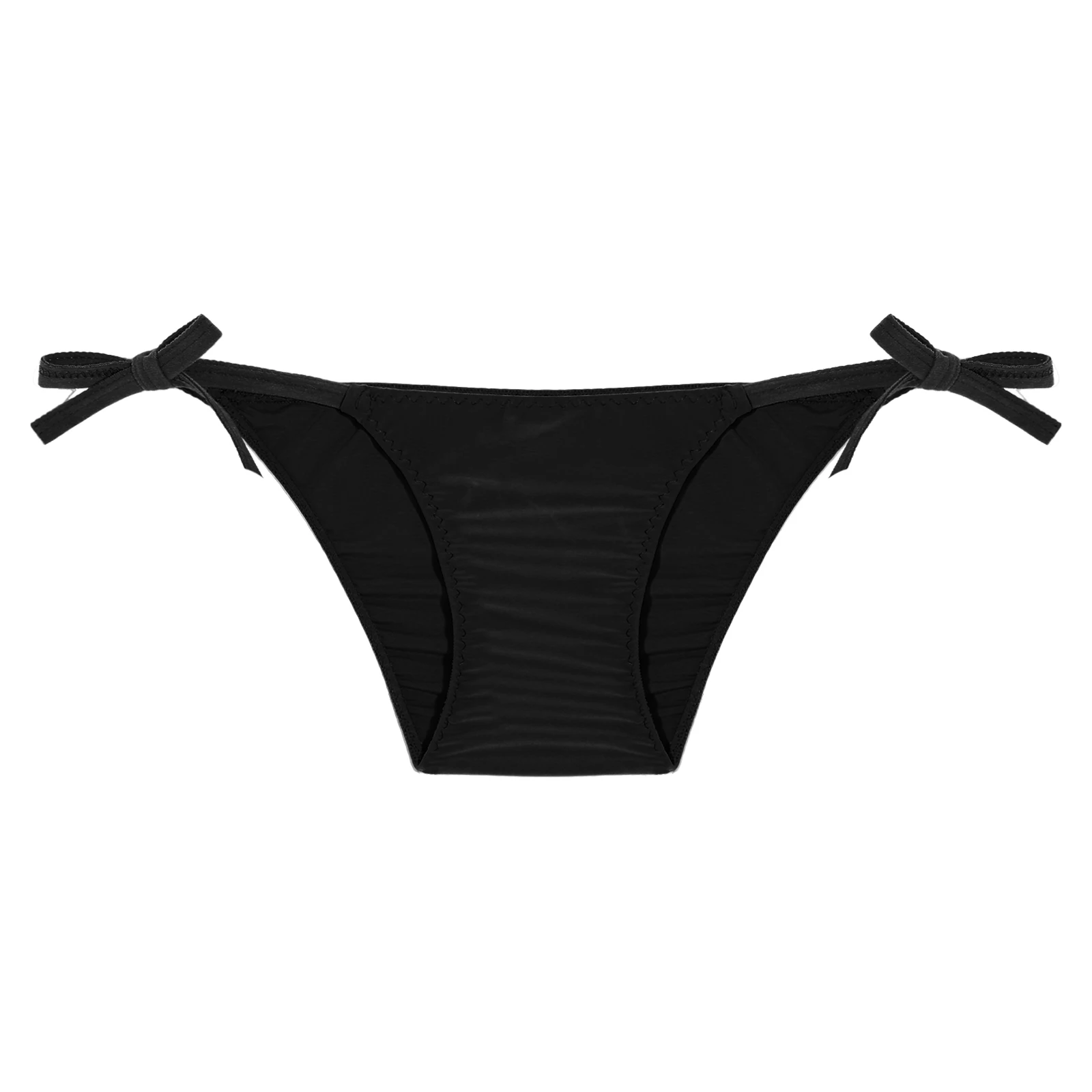 Men Lace up Thongs Stretchy G string Underwear Low Waist Breathable