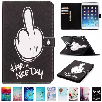 

For ipad Air Air 2 Pro Case Luxury Colorful Wallet Flip Wallet Silicone Cute Leather Case For Apple IPad 9.7 2017 Stand Wallet