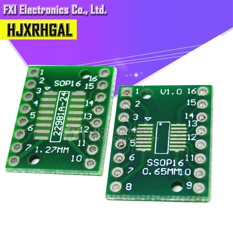 10 шт. TSSOP16 SSOP16 SOP16 к DIP16 плата передачи DIP Pin шаг адаптер igmopnrq|adapter dip|adapter boardadapter pin |