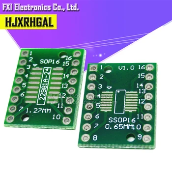 

10PCS TSSOP16 SSOP16 SOP16 to DIP16 Transfer Board DIP Pin Board Pitch Adapter igmopnrq