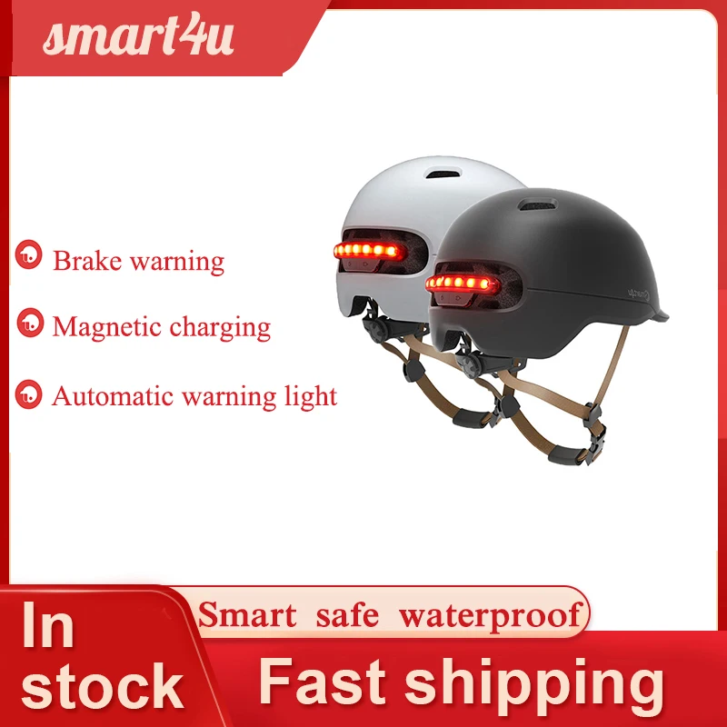 Original Smart4u SH50 Waterproof Cycling Bicycle Helmet unisex LED USB Charge Long Battery Life for motorcycle Bike Scooter | Спорт и