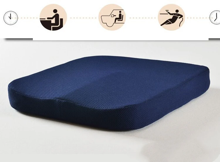 1 шт. подушки для офисного стула с эффектом памяти дышащие красивые подушки для бедер и ягодиц для автомобильных сидений снижают боль в позвонках