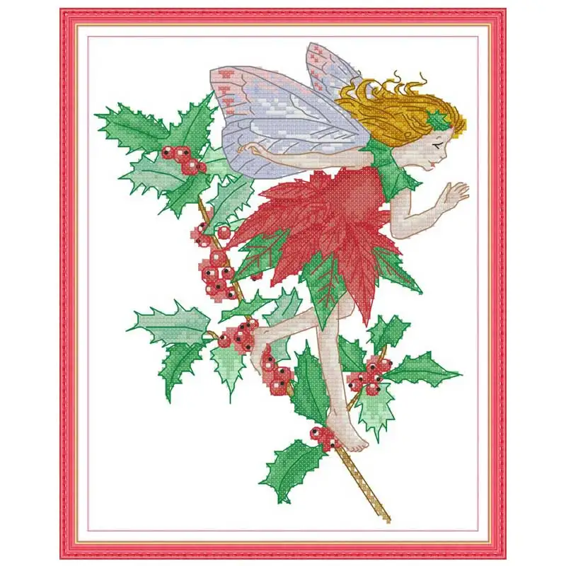 CureBloom cartoon painting counted 11CT 14CT DIY kit Chinese wholesale Cross Stitch embroidery needlework Sets home decor | Дом и сад