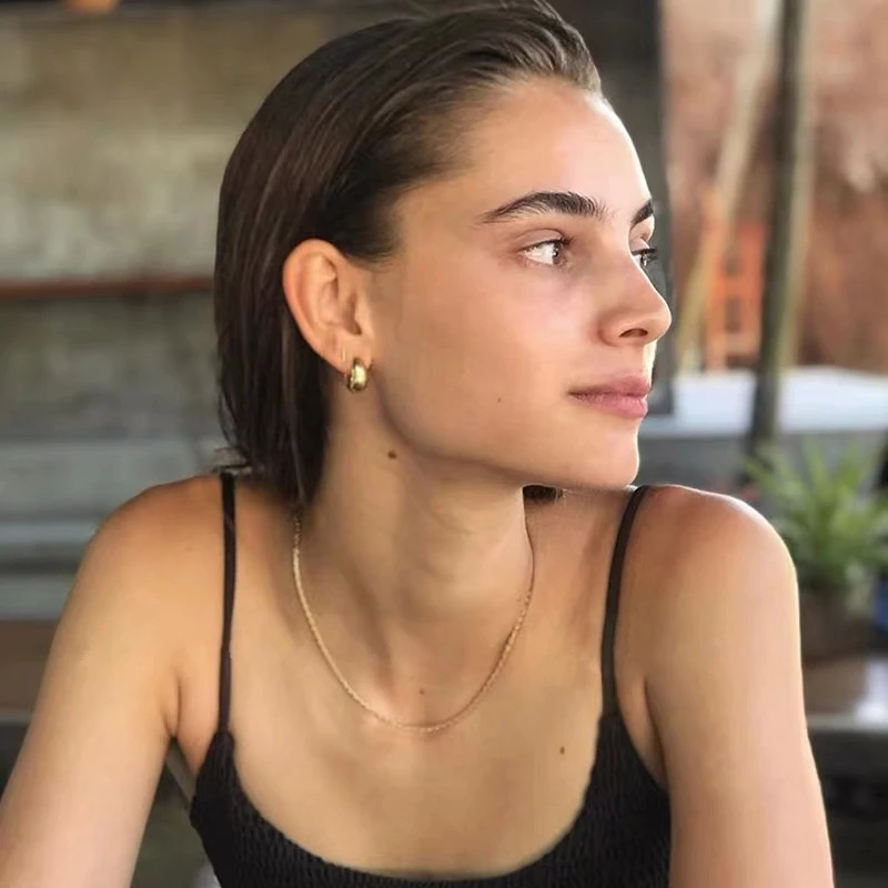 AOMU-2020-Simple-Chic-Brass-Metal-Gold-Hoop-Earrings-Vintage-Round-Circle-Twisted-Geometric-Earrings-for (1)