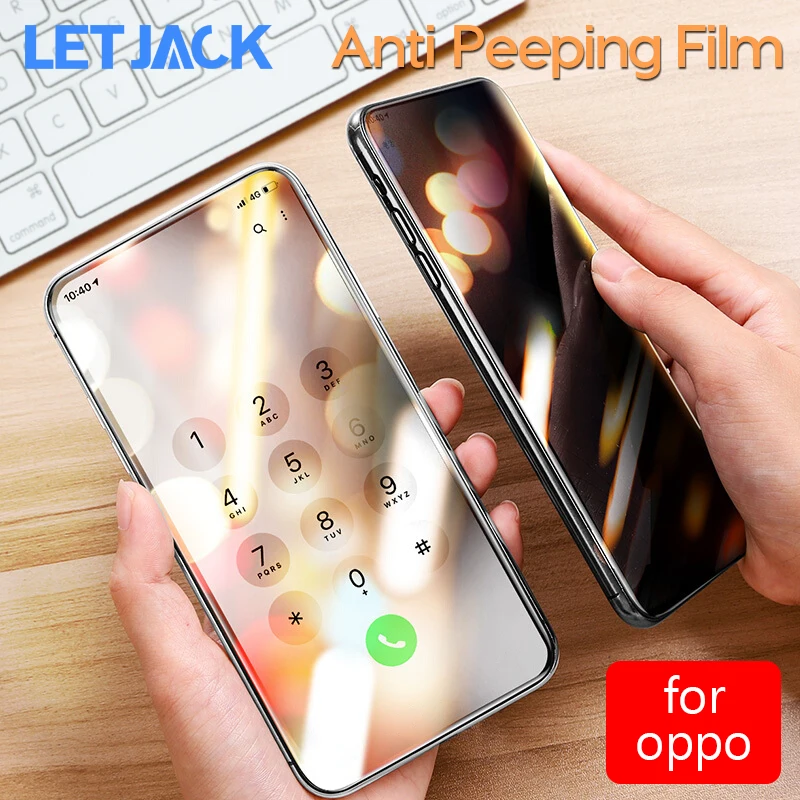Антишпионская Защита экрана для OPPO Reno 2 10x Zoom A9 F11 R17 Pro противошпионское закаленное