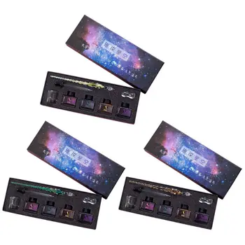 

Starry Sky Glass Dip Pen Set Calligraphy Pen Glass Signature Writing Draw Pen