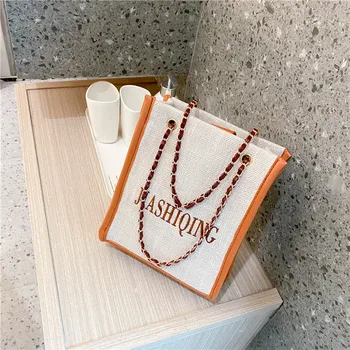 

Girls Big Casual Canvas Shoulder Handbags Women Large Capacity Leisure Messenger Top-handle Bags Shopping Totes handbag