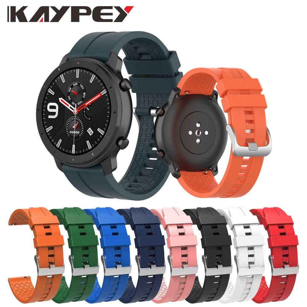 22 мм браслет для Amazfit GTR 47 ремешок Xiaomi Huami gtr Pace/1 Stratos/2 Смарт часы спортивный