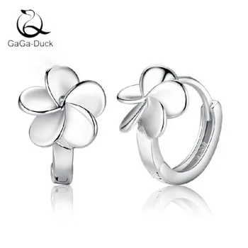 

New Exquisite Temperament Popular 925 Sterling Silver Fashion Jewelry Personality Fresh Flower Women Dangle Earrings E271