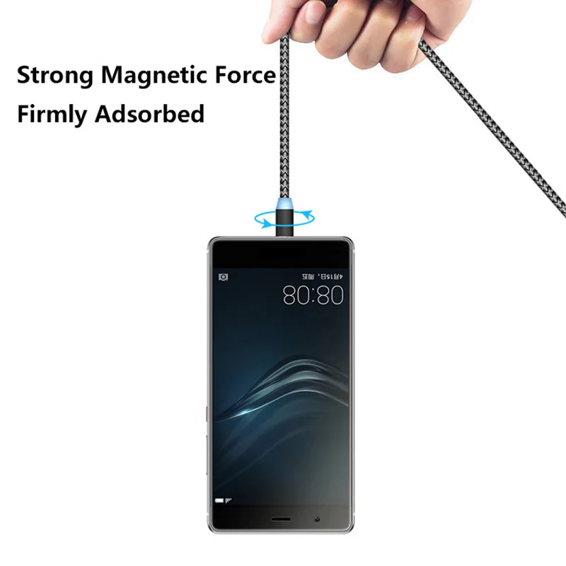 Cafele Магнитный кабель 3 в 1 Micro usb type C адаптер зарядное устройство Быстрая зарядка для Iphone samsung Xiaomi магнит Android шнур для телефона
