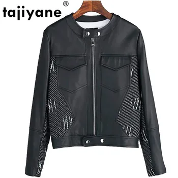 

Real Genuine Leather Jacket Sheepskin Coat Spring Women Clothes 2020 Korean Elegant Black Female Jacket Women's Fur Coat ZT2181