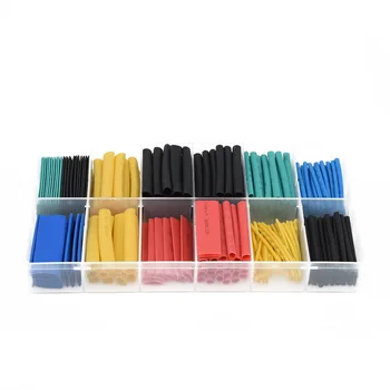 

100% Brand New And In Good Condition 280pcs/Set Cable Heat Shrink Tubing Sleeve Wire Wrap Tube 2:1 Assortment Kit Box