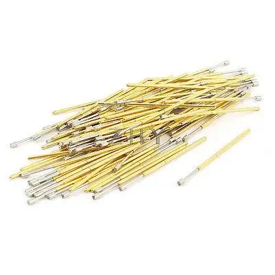 

100Pcs PL75-H 1.3mm 9-Point Crown Tip Spring PCB Testing Contact Probes Pin