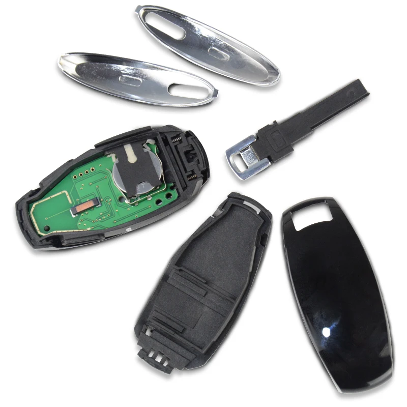 OkeyTech Remote Smart Key Card for VWw Volkswagen 2011-2014 with Emergency Key 315/433Mhz PCF7945 Chip 3/4 Button 7P6959754AL
