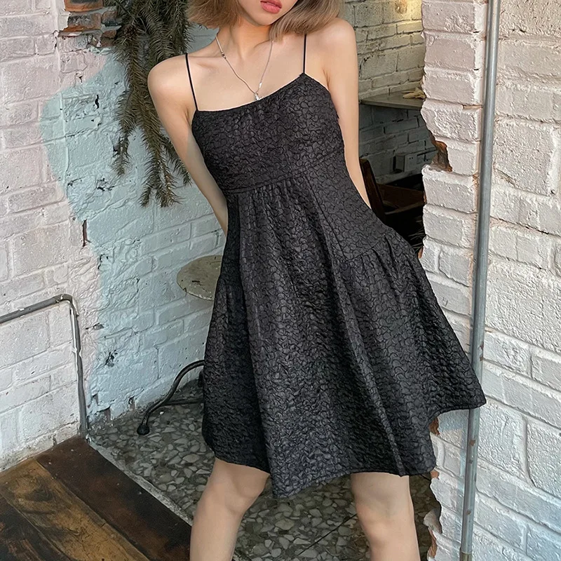 

Новые летние женские однотонные пикантные Слинг платье с лямкой на шее для женщин