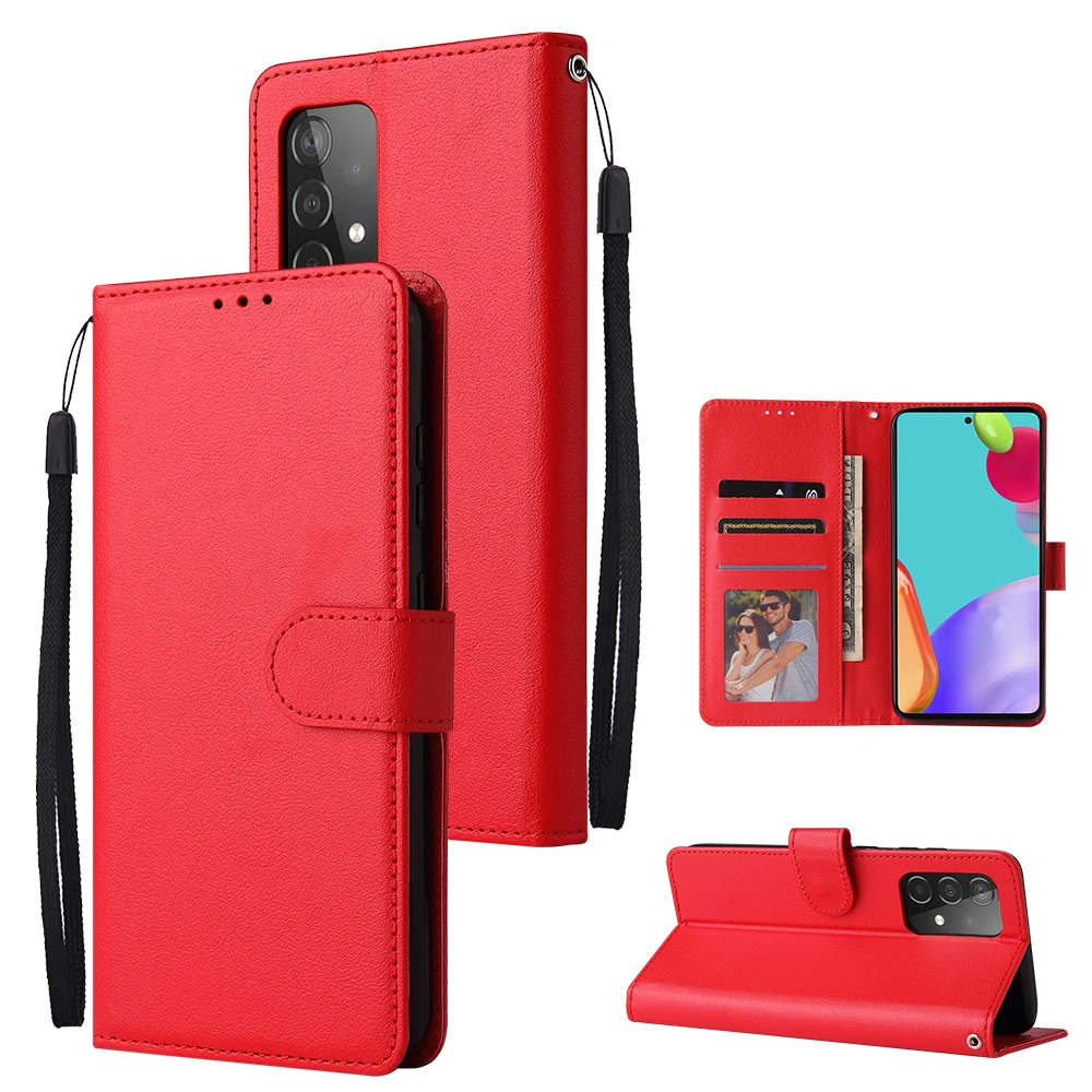 kawaii samsung phone cases For Samsung A53 A02S A03S A12 A13 A21S A31 A32 A33 A50 A51 A52 A72 A73 Flip Leather Wallet Case For Galaxy A6 A7 A8 2018 Case kawaii samsung cases